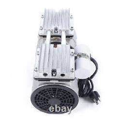 110V 8 Bars Mini Diaphragm Air Pump 2.4CFM Electric Motor Industrial Vacuum Pump