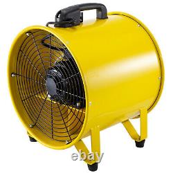 16'' Extractor Fan Blower 2 Speed Adjustable Industrial Basement Axial Motor