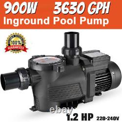 1.2HP Heavy-duty Electric Industrial Pool Pump Water Pump for Pools Filter Motor