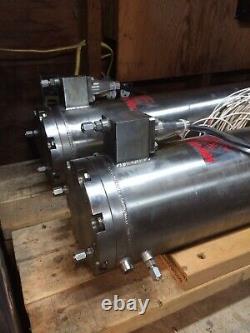 1- Sun-Star Electric/Hitachi 50HP 3-Phase 3000 V Submersible Motor Used Cond