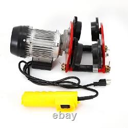 1 T Industrial Electric Hoist Trolley Wire Rope Hoist Winch Lifting Crane Cable