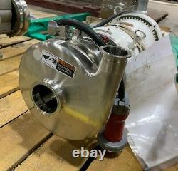 2017 Tri-clover C328 Stainless Steel Centrifugal Pump 10hp