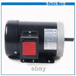 2 HP Electric Motor 3 Phase 3450RPM 56C Frame TEFC 208-230/460 Volt 5/8 Shaft
