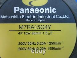 2 Panisonic Matsushita Electric Industrial Motor M/N M7RA15G4Y with2 M7GA30M