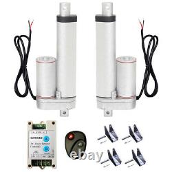 2 Set 6 Linear Actuator 330lbs Motors With Remote for Electric Medical Industrial