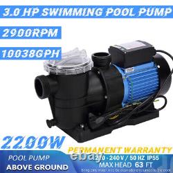 3.0HP Clear Water Pumo Electric Centrifugal Industrial Farm Pool Pump US STOCK