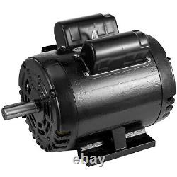 5HP Compressor Duty Industrial Electric Motor, 184T, 1725 RPM, 208/230V, 1PH