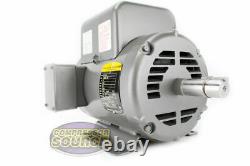 5 HP 3450 RPM 1 Phase Industrial Baldor Electric Motor 184T Frame L1409T 230 V