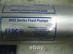 6 x 4 Fedco MSS-120 Multi-Stage Seawater Feed Pump 40 HP Motor NEW Z99 (2100)