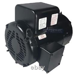 7.5HP Single Phase Compressor Duty Industrial Electric Motor, 215T, 1750 RPM, 2