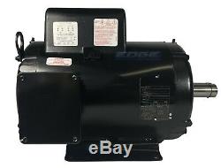 7.5hp Baldor Compressor Duty Industrial Electric Motor, 215t, 1740 Rpm, 208-230v