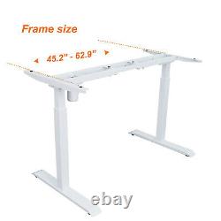 AIMEZO Electric Stand Up Desk Frame Height Adjustable Home Office Standing Desk