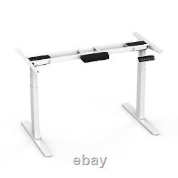 AIMEZO Electric Stand Up Desk Height Adjustable Standing Desk Frame Dual Motor