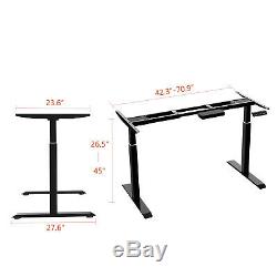 AIMEZO Electric Standing Desk Height Adjustable Frame Dual Motor Stand UP Base