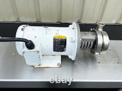 AMPCO 3 HP Sanitary Centrifugal Pump Model Number AC+214MD18T-E