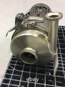 APV CREPACO 8V STAINLESS STEEL CENTRIFUGAL PUMP 3 x 1-1/2 BEVEL SEAT IN/OUT
