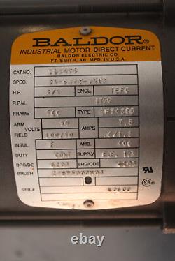 Abb Baldor Reliance Cd34t5 Industrial Motor 3/4hp 1750rpm