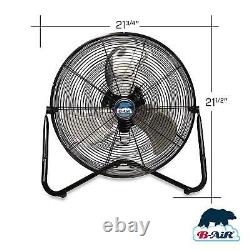 B-Air FIRTANA-20X High Velocity Electric Industrial And Home Floor Fan, 20 New