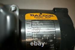 Baldor 1/3HP Industrial Electric Motor 230/460 Volt 1725RPM VM3534