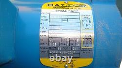 Baldor. 5 HP AC Electric Industrial Motor 56C 115/230 V 1ph 1425 RPM
