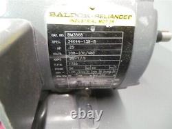 Baldor BM3568.25 HP Industrial Electric Motor with Stearns Brake