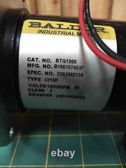 Baldor BTG1000 Type 2318P 1000 RPM/ 50 VDC Electric Motor