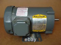 Baldor CM3542 Industrial Electric Motor Three Phase 3ph, 3/4hp, 1725rpm