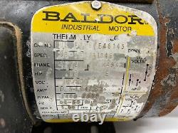 Baldor E46145 Motor. 07HP 2800RPM 230V with March MFG TE-MDX-MT-3 Pump