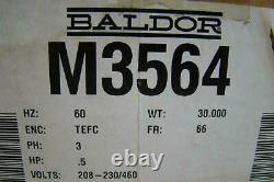 Baldor Electric Co. Industrial Electric Motor 208-230/460v 242-2.24/1.12AMPS. 17