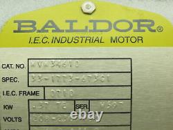 Baldor MVM3461D Electric Industrial Motor 1/2HP 1725RPM 230/460V 3PH D71D Frame