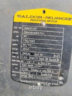 Baldor Reliance JMM2538T Industrial Motor, 40HP, 230/460V, 3500 RPM, 3-Phase