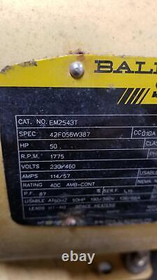Baldor Reliance Super-E EM2543T Industrial Electric Motor 50HP 1775RPM 326T