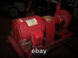 Bell & Gosett 5 HP Centrifugal Water Pump 1-1/2 X 1-1/4 3450 RPM 208-230/460v