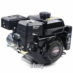 Black 7.5HP 4-Stroke Electric Start OHV Gasoline Engine Go Kart Gas Engine Motor