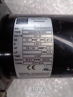 Bodine Electric 33a5bepm-wx2 Motor 90/130v Unmp