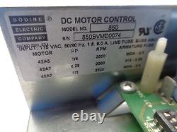 Bodine Electric Company 850 DC Motor Control 115v Unmp