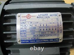 Chyun Tseh Industrial Electric Motor 1HP 3 Phase 220/380V SK832605