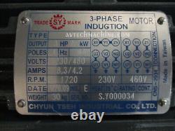 Chyun Tseh Industrial Electric Motor 3HP 3 Phase 230/460V 00343E05210
