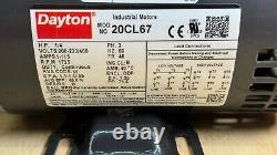 DAYTON 20CL67 Industrial Motor Open Dripproof, Rigid Base, 1/4 HP, 1,725RPM