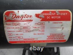 Dayton 2M170C Industrial Magnet DC Motor 90 Volt DC Motor FR. 56C T117112