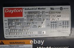 Dayton 3n640a 1/3 HP Electric Motor 230/460v 60hz 1725 RPM