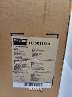 Dayton 5K117Bb Industrial Motor, 3/4 Hp, 1725 Rpm, 1 Phase