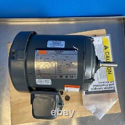 Dayton Electric 2N365BG Industrial Motor 5 Hp 3 Ph 1745 Rpm, New With Manual