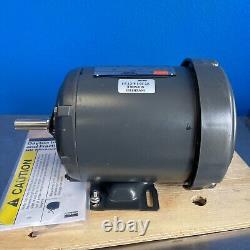 Dayton Electric 2N365BG Industrial Motor 5 Hp 3 Ph 1745 Rpm, New With Manual