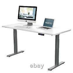 Electric Height Adjustable Standing Desk Frame With 4 Memory & USB Port Controller