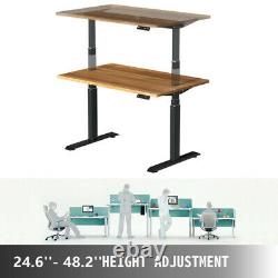 Electric Stand Up Desk Frame with Dual Motor Height Adjustable Standing Table Base