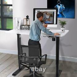 Electric Stand Up Desk Frame with Motor Height Adjustable Standing Table Base
