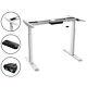Electric Standing Desk Height Adjustable Frame Dual Motor Stand Up Desk White