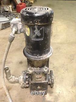 GRUNDFOS CR8-30 Pump And Motor 3 Hp 3 Phase 42 GPM, 230 PSI
