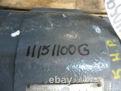 General Electric Enclosed Industrial Motor, 5hp, 60hz, #11151100g Used